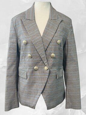 Autres Filles Tweed Double Breasted Blazer-Sz M